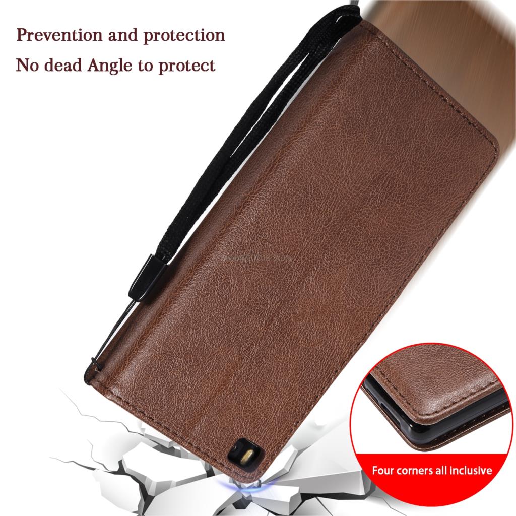 Cover for Huawei P8 GRA-L09 GRA-UL00 GRA-UL10 Leather Flip Cover Wallet Case Cover for Huawei P 8 GRA L09 UL10 UL00 Phone Frame