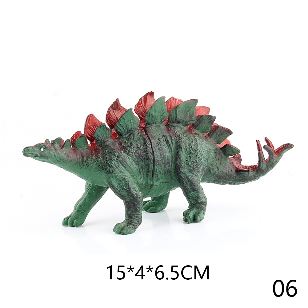 13 stili Action figure e giocattoli modello Brachiosaurus Plesiosaur Tyrannosaurus Dragon Dinosaur Collection collezione di animali modello giocattolo: Stegosaurus