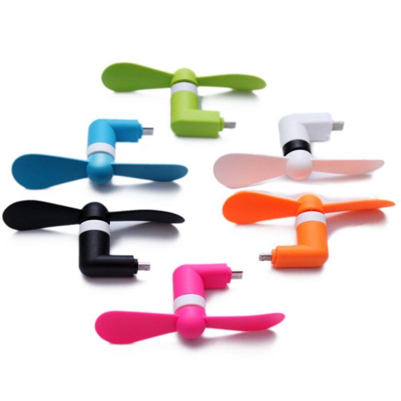 Nieuwe handige draagbare koeling mini usb ventilator mobiele telefoon ventilator voor iphone android type-c handbediende mini ventilator voor android micro usb