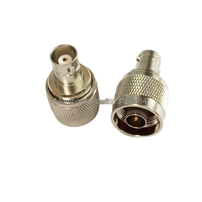 1Pc N Stekker Naar Bnc Vrouwelijke Jack Rf Coax Adapter Converter Connector Recht Vernikkeld