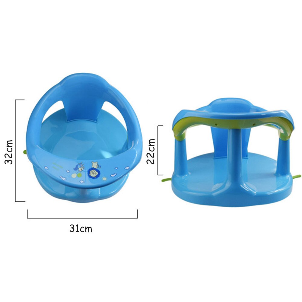 Pasgeboren Bad Stoel Opvouwbare Babybadje Met Rugleuning Ondersteuning Anti-Slip Veiligheid Zuignappen Seat Douche Mat