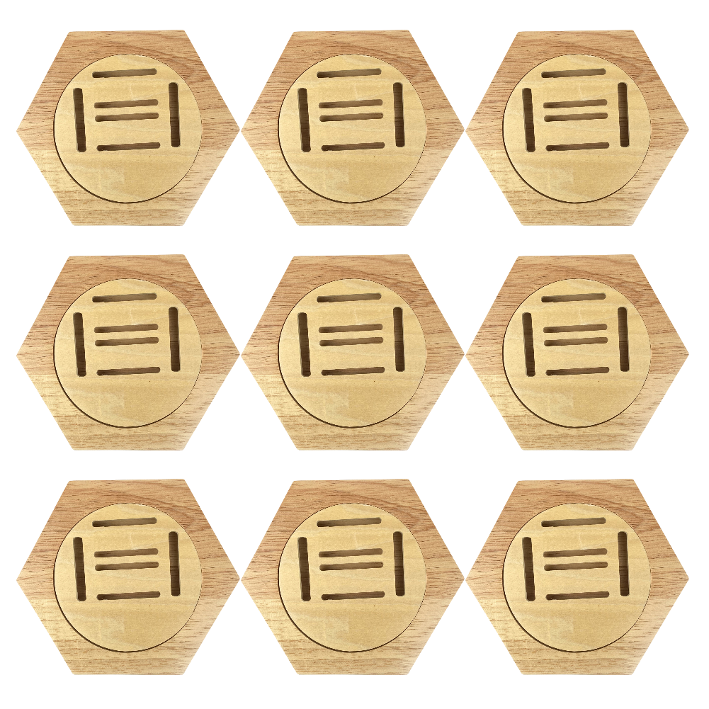 10-1PC Medal Holder Display - 1 Pack Hexagonal Honeycomb Medal Display Stand: plum