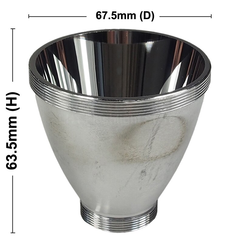 65mm(D) x 62mm(H) SMO aluminiowy odbłyśnik robić SST-90