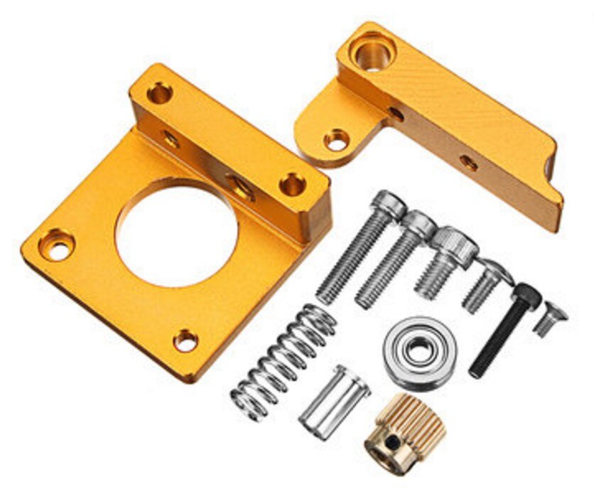 3D printer Store MK8 Aluminum Extruder Forward or Reverse Direction Bracket Kit Without 17 Stepper Motor For 3D Printer