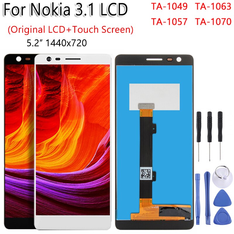 LCD Screen Digitizer Assembly for Nokia 2.1, 3.1, 5.1, 7.1, 8.1 - IPS Display