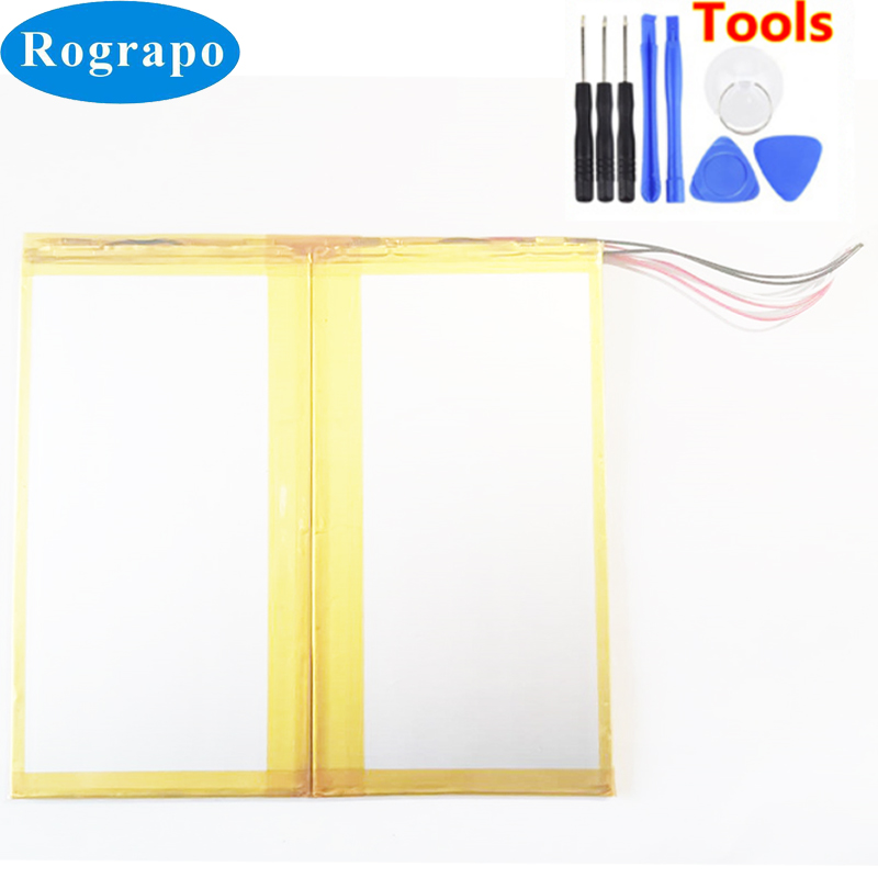 Battery For LINX 1010B Tablet PC Accumulator 3.7V Rechargeable Batterie 5-wire Plug+tools