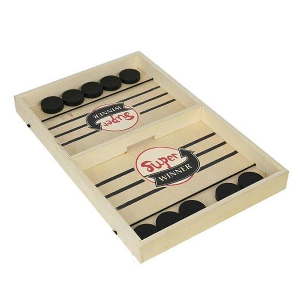 Tabelle Schreibtisch Schlachten Eis Ball Luft Eishockey Spiel Holz Rutsche Flipper Stoßstange Katapult Schach Sport Brettspiel