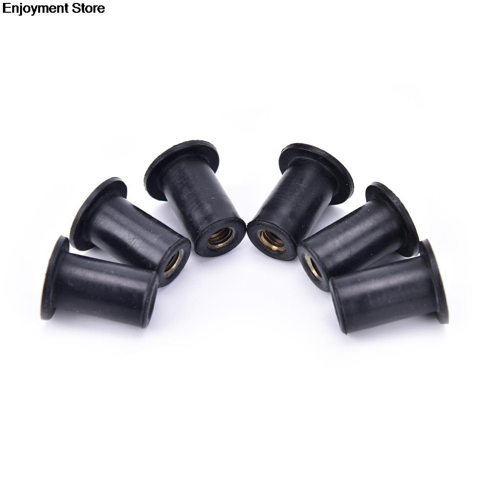 6 pcs Rubber Well Nuts M5 Rubber Well Nuts Blind Fastener rivet fishing kayak accessories jack nuts pack