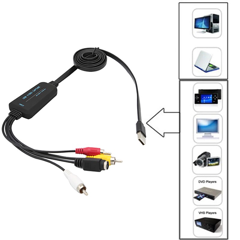 AU42 -USB 2.0 Video Capture Card USB Monitoring Capture Card 1 AV Signal Data Capture Card