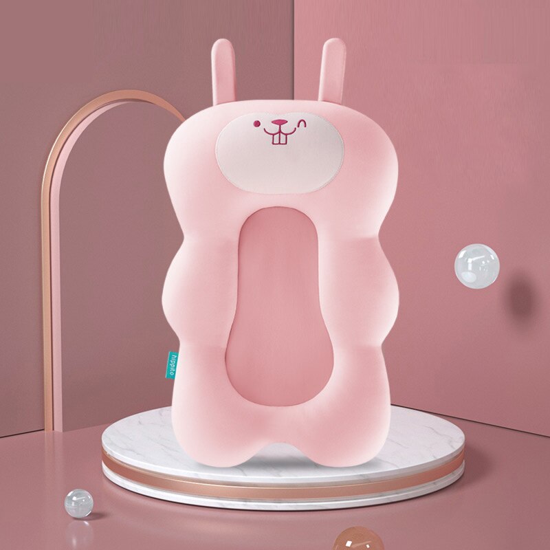 Baby shower badepude bærbar luftpude seng/stol/hylde skridsikker badekarmåtte tegneserie sikkerhed sikkerhed badesæde støttepude: 13