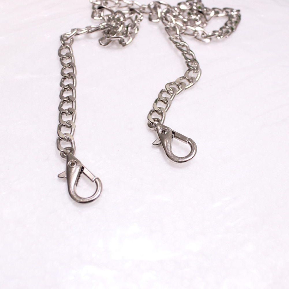 120cm Handbag Metal Chains For Bag DIY Purse Chain With Buckles Shoulder Bags straps for bags Handbag Handles bag strap