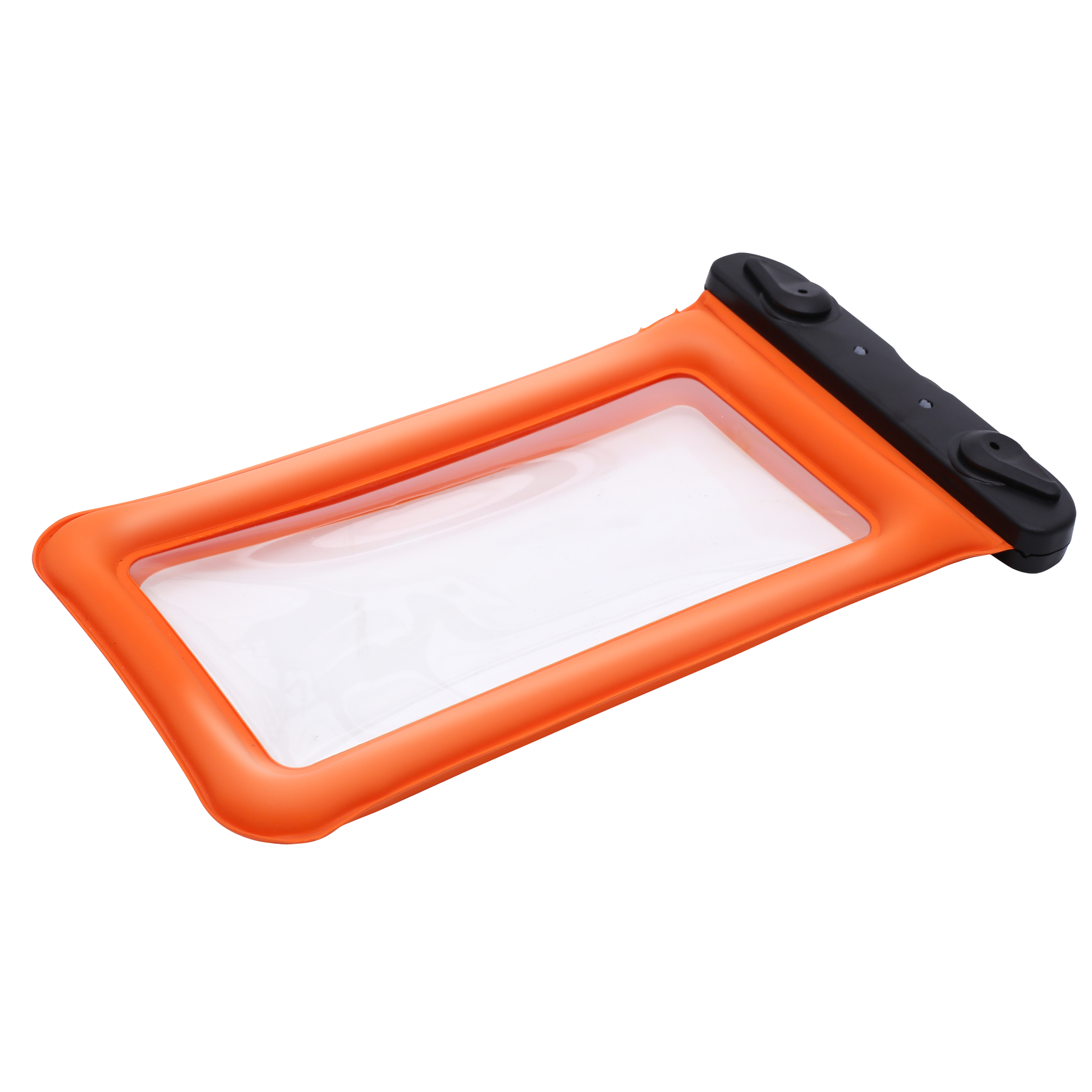 Étui de téléphone étanche flottant housse de sac sec 6.0 "pochette de téléphone portable portable pour rivière Trekking natation plage plongée à la dérive: Orange