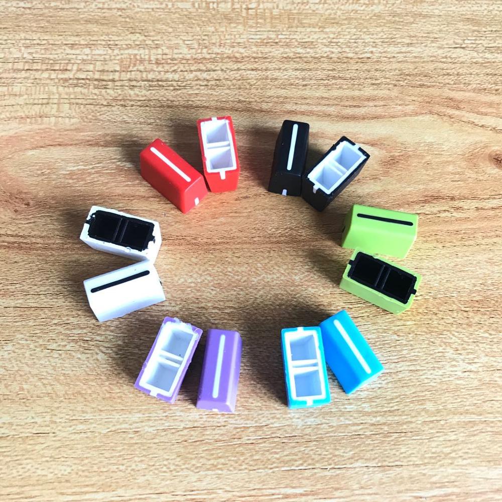 12pcs/lot Channel Crossfader Fader Knob Cap For RANE 56 57 61 62 64 68 COLORFUL chose you want the color