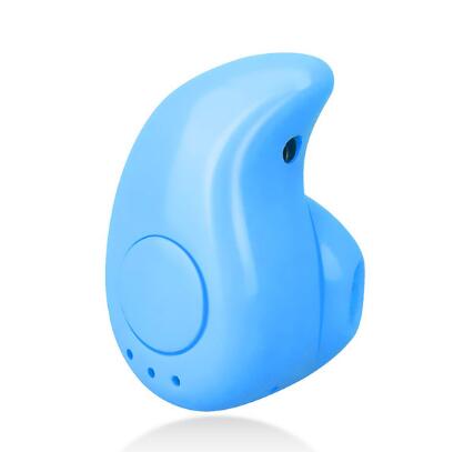 GutsyMan Mini inalámbrico en la oreja auricular Bluetooth S530 manos libres auricular estéreo Bluetooth Auriculares auricular teléfono: Blue Earphone