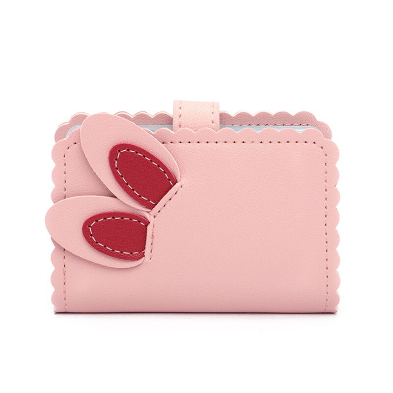 Nouvelle mignon porte-monnaie Mini portefeuille pour fille femmes polyvalent en cuir portefeuille Kawaii changement sac à main