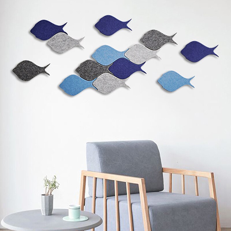 DIY Felt Background Letter Board Photo Wall Household Message Display Nordic Style Soundproof Self-adhesive Decor Wall Sticke