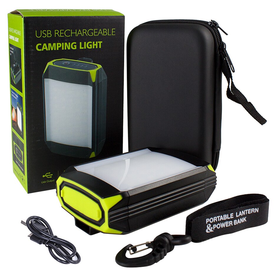 6000Mah Camping Lantaarn 30Leds Usb Oplaadbare Led Licht Outdoor 5 Modus Multi Functie Hang Lantaarn Power Bank Camping licht