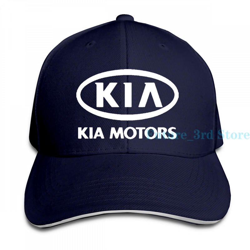 Kia Motors Baseball cap men women Trucker Hats adjustable cap: 1-Navy