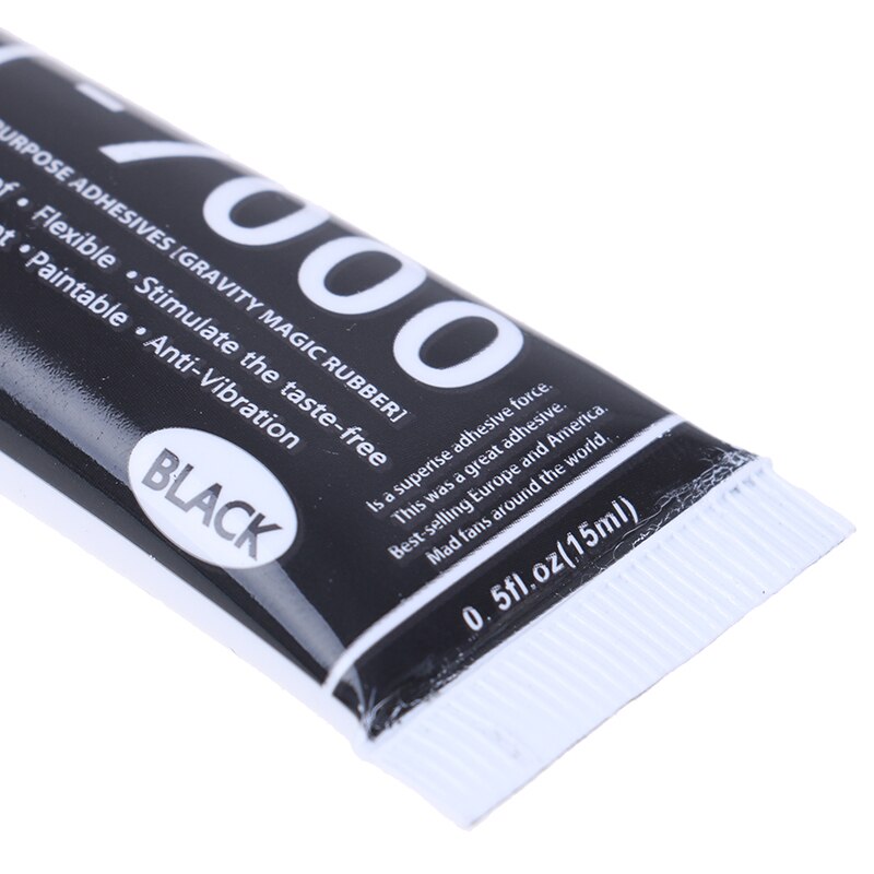 15ml T7000 Super Black Epoxy Resin T-7000 Black Body Rubber Super Sealant Mobile Phone Touch Screen Repair Glue