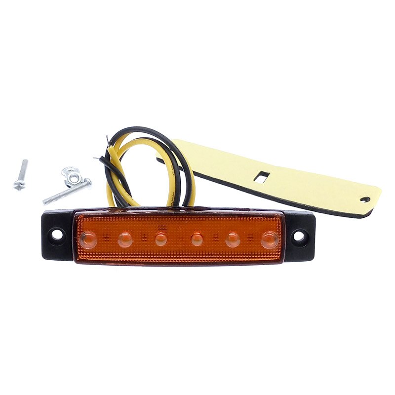 Luz LED para coches, camiones, remolques, luces de liquidación para remolque, barco, luz indicadora, luces para camiones, 2 piezas, 12V, 24V