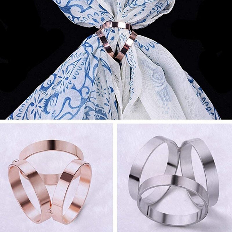 9 Uds. Clips: 6 uds. Cristal de perla falsa Diamante de imitación bufanda anillo hebilla Clip & 3 uds suéter pinzas para chal broche para vestidos Clip