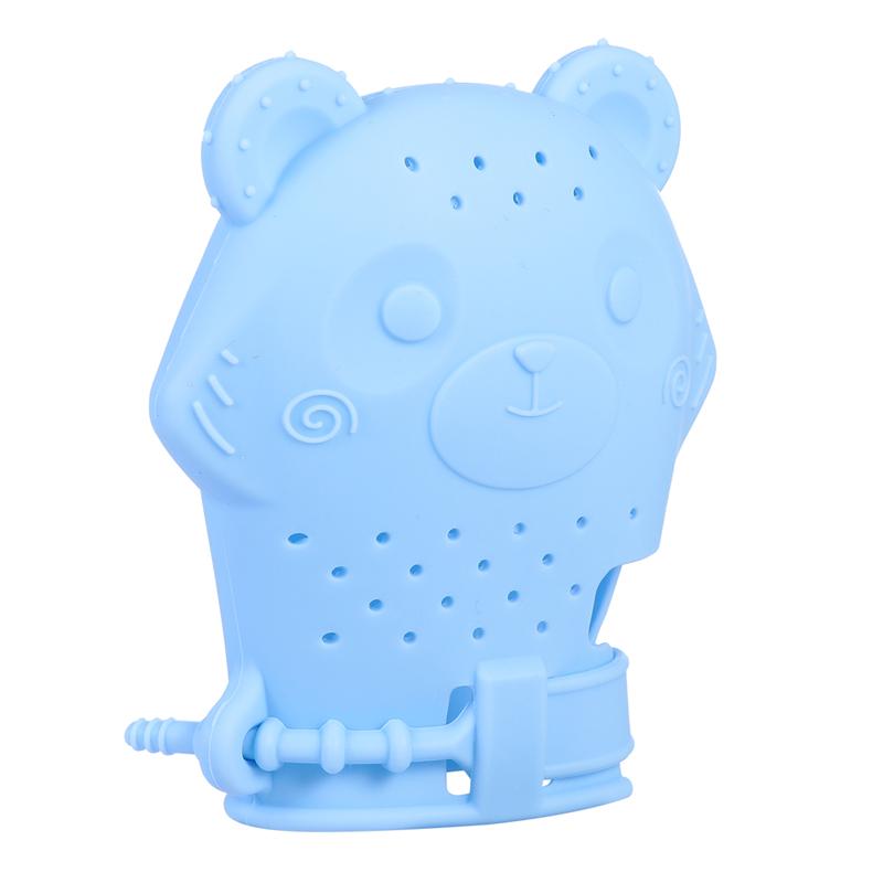 1Pc Baby Siliconen Bijtring Handschoen Mitten Baby Gum Veilig Natuurlijke Tandjes Slijpen Handschoen Helpen Baby Tandvlees Massage