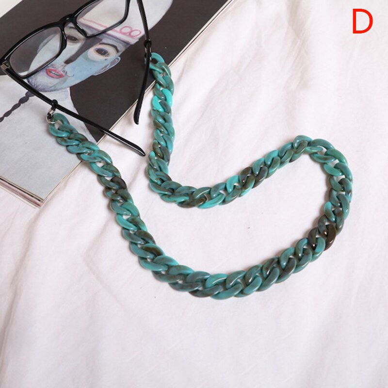 Acryl Leesbril Opknoping Hals Ketting Zonnebril Keten Lanyard Glazen Ketting Brillen Strap Zomer: D