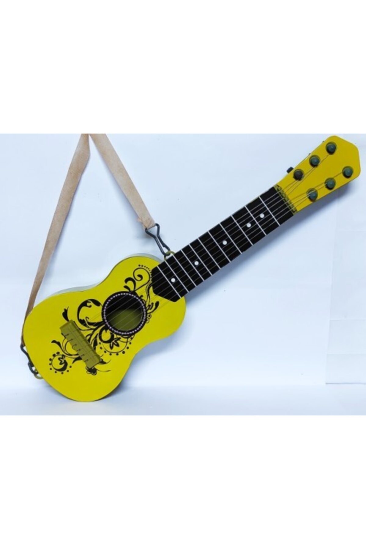 48 Cm. Boyunda Oyuncak Sarı ispanyol Gitar Askılı