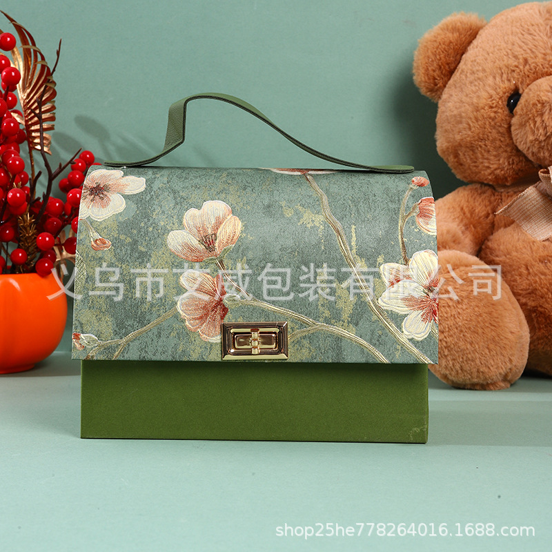 Romantyczne francuskie pudełko na tulipany Ręczne luksusowe opakowanie na prezent urodzinowy w świetle księżyca Uroczystość pełnego księżyca AE Zbiory: BŁĘKITNA