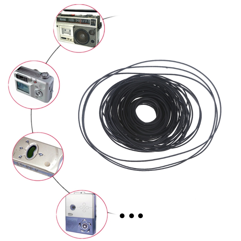 Cintura da 100 pezzi per registratori CD-ROM Video Machines DVD Drive Cassette Tape Decks