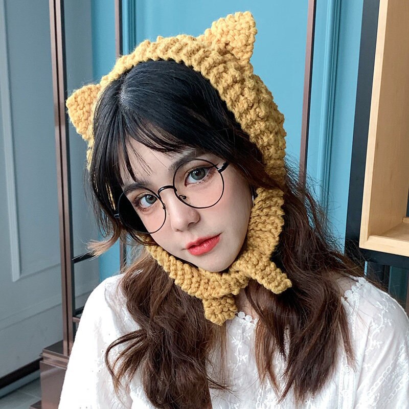 Mode Kikker Hoed Mutsen Gebreide Winter Hoed Effen Hip-Hop Skullies Gebreide Muts Cap Kostuum Accessoire Warm Winter motorkap