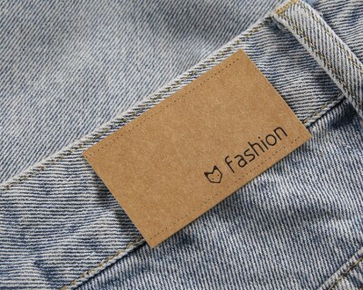 Jeans-Etikett in Lagerbier/PU/karte Stichworte Universal- Jeans leder Patch etiketten gute leder Etikett für Jeans 100 teile/los: Kupfer