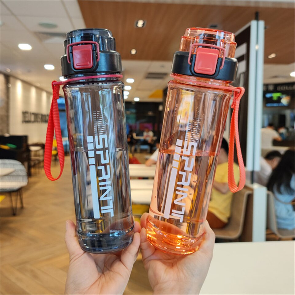 800Ml Drinkwater Fles Outdoor Reizen Sport Fitness Lekvrij Bpa Gratis Plastic Water Thee Cup Met Draagbare Touw En filter