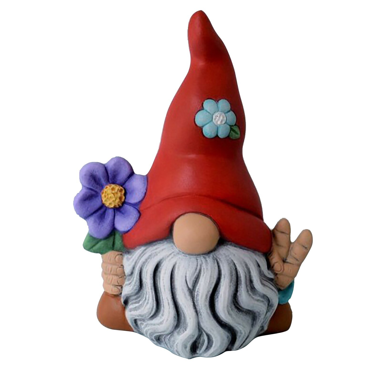 Fairy Garden Tiny Gnomes Statue Garden Courtyard Magic Garden Gnome Resin Statue Collectible Figurines Miniature Gardening Gnome: C