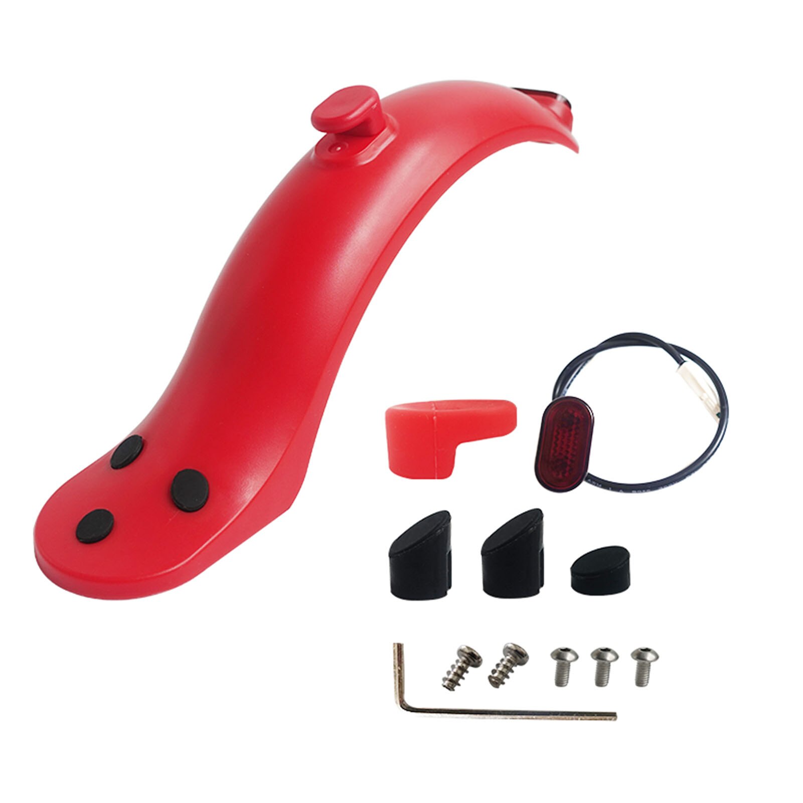 12 pieces/set of scooter rear fender kit for Xiaomi M365/1S/PRO wear-resistant and waterproof ABS rear fender