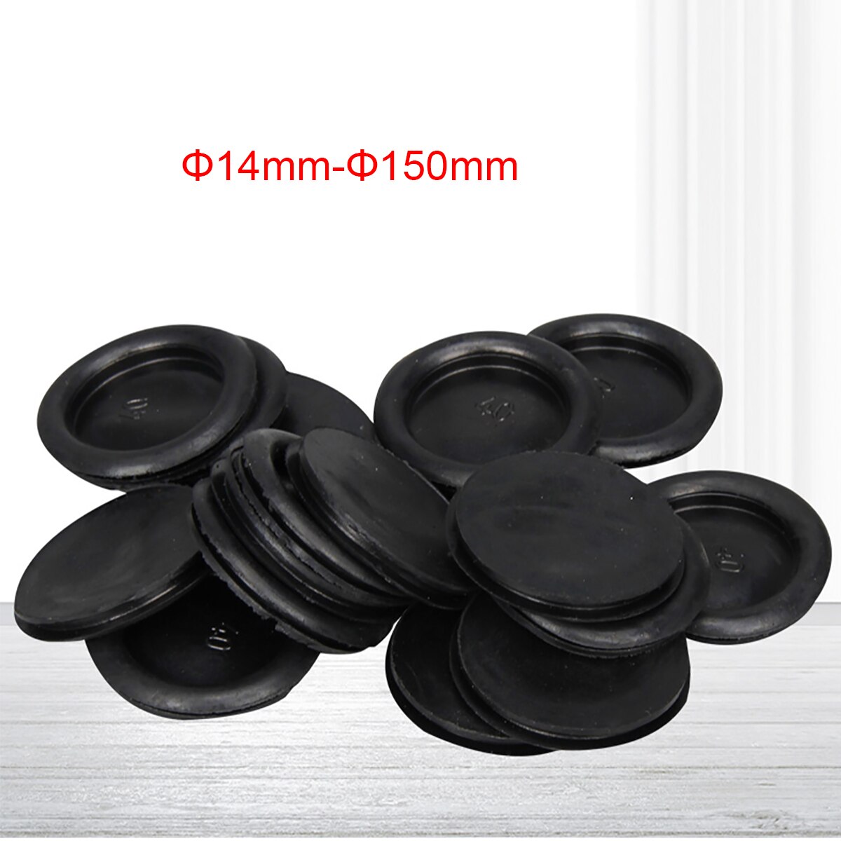 Blanking Grommets 14 mm to 150 mm Rubber Grommet Closed Gromet Blind Plug Bungs