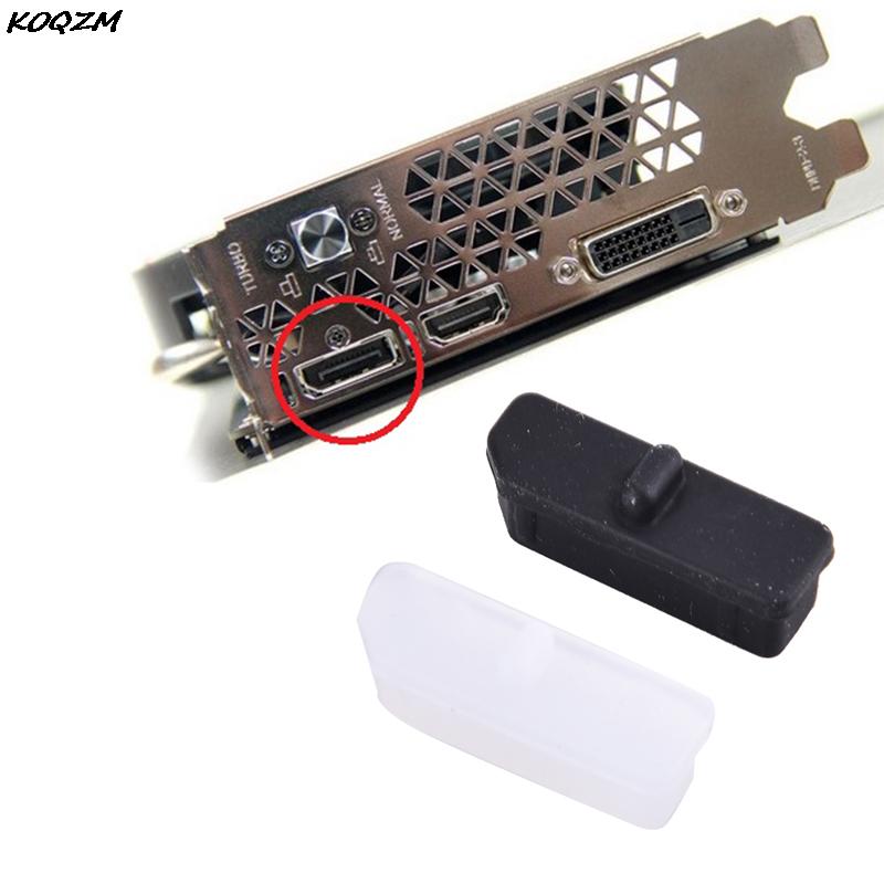 10pcs DisplayPort Protective Cover Rubber Covers Dust Cap For Computer DP Connector