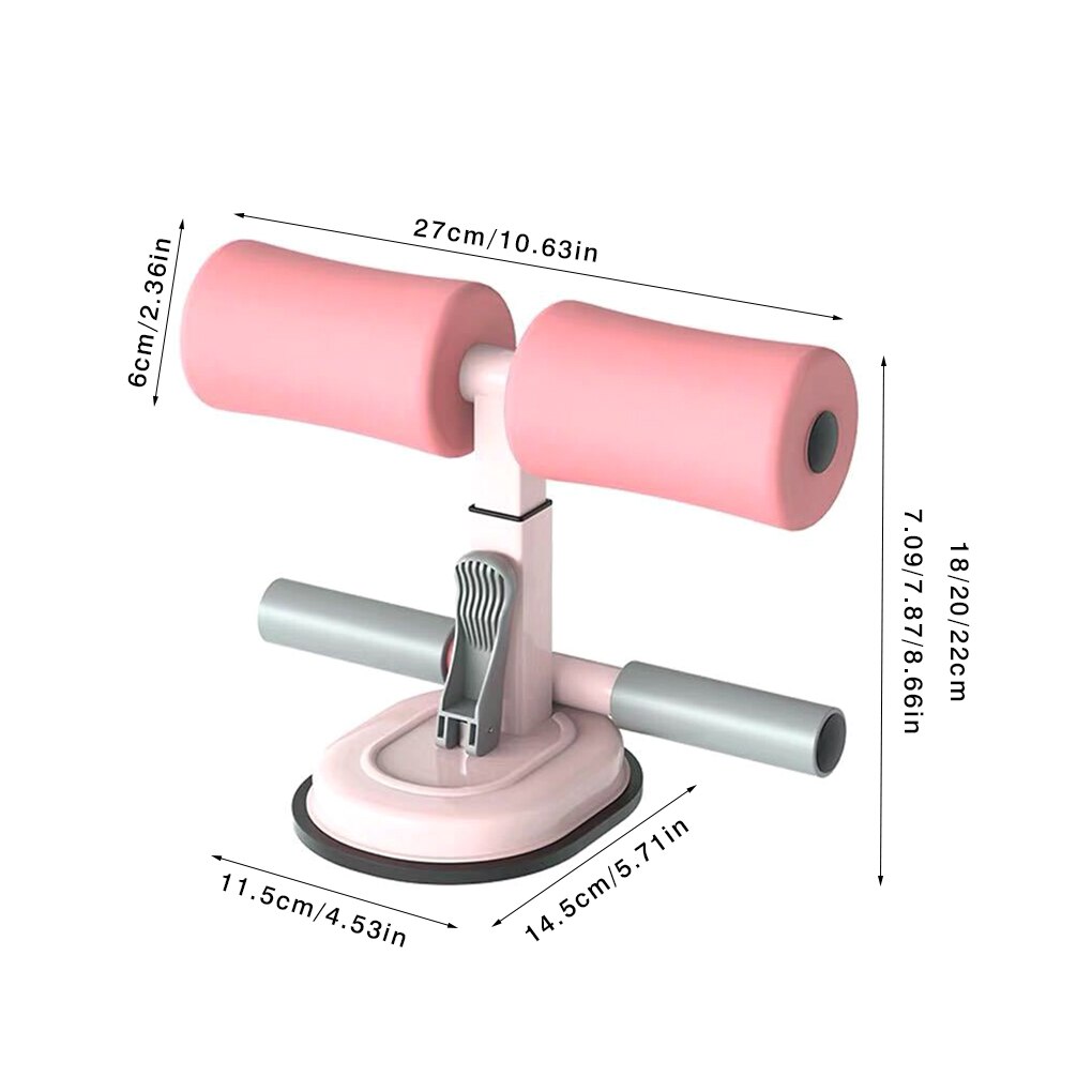 Sit Up Assistant Abdominal Core Workout Sit Up Bar Fitness Sit Ups Exercise Equipment Portable Suction Sport Home Gym