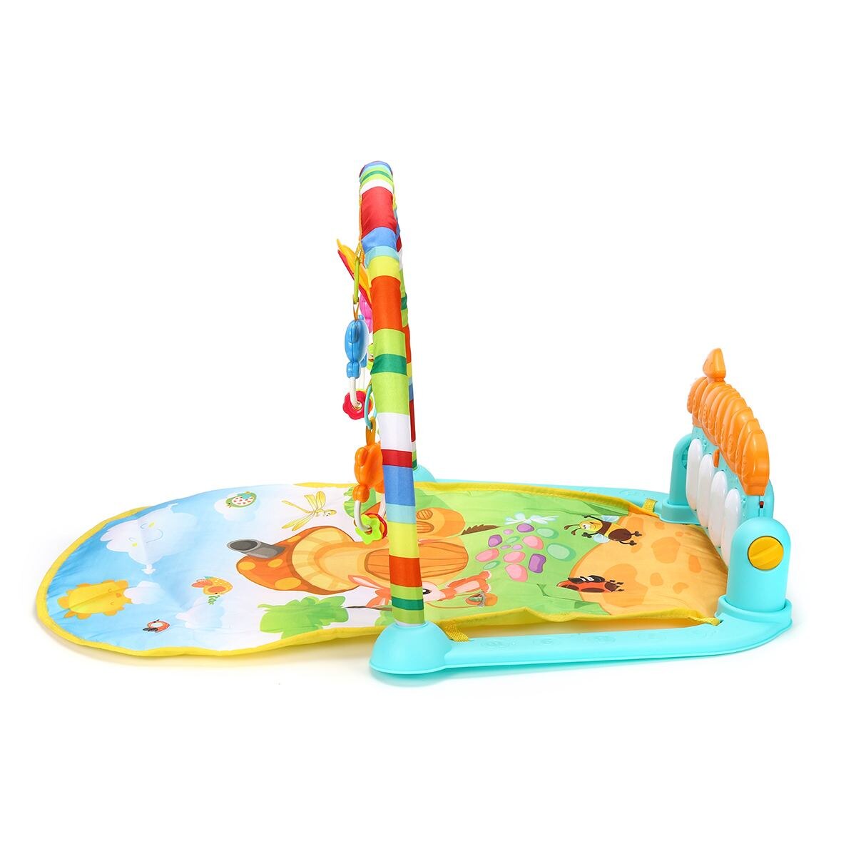 Baby Muziek Speelmatten Pedaal Piano Toetsenbord Tapijt Educatief Rack Speelgoed Mat Leuke Animal Baby Gym Tapis Puzzels Mat