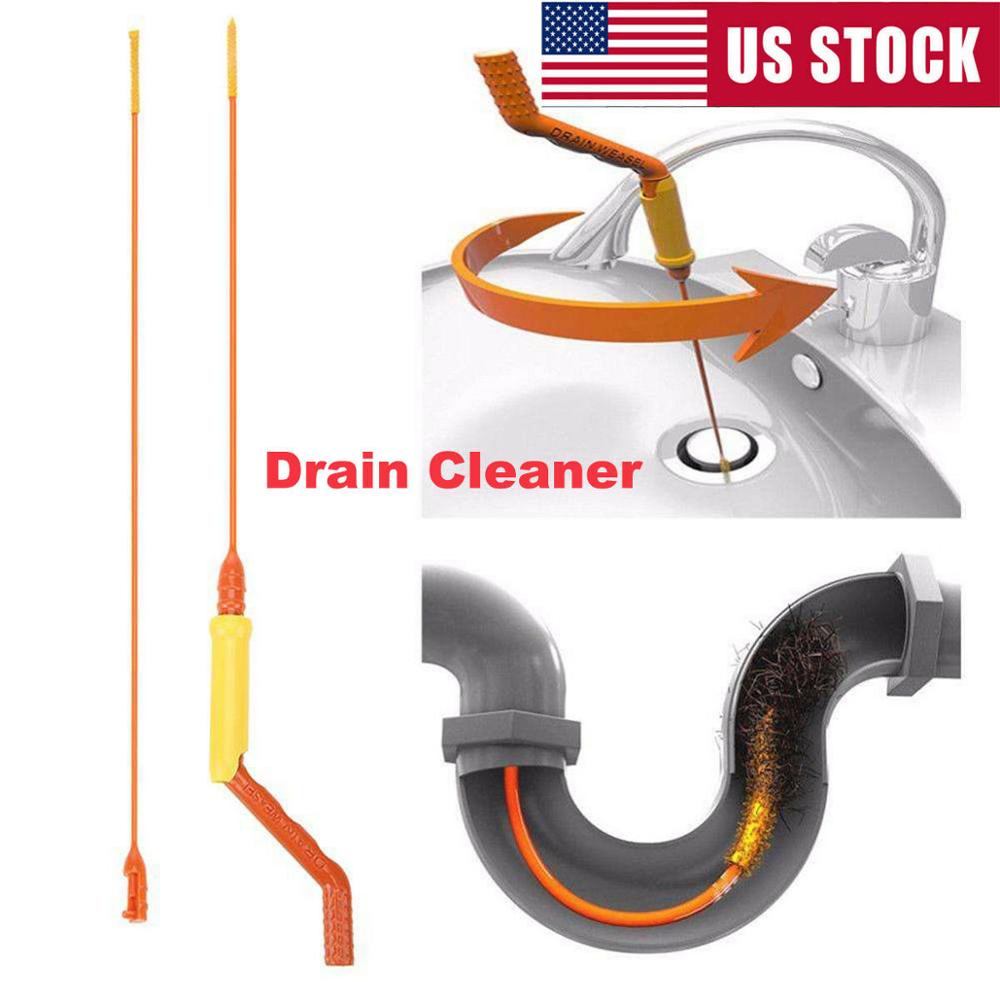 2020 Cabelo Fuinha Pia dreno Cleaner Ferramenta De Remoção Do Filtro Anti-Clog Esgoto Draga (CN/EUA) fm,
