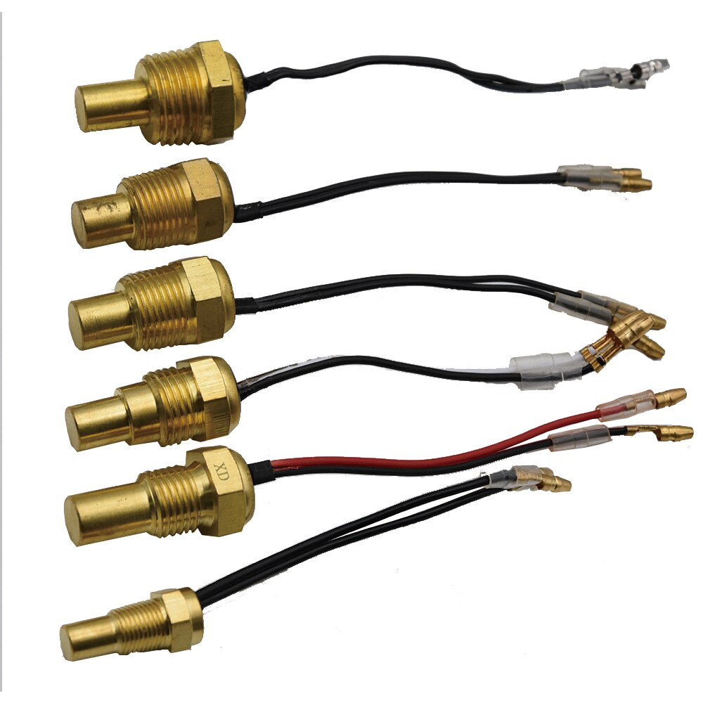 DC12V 24V Universal Digital Water Temperature Gauges for Car+Water Temperature Sensor Head Plug 10MM 12MM 14MM 16MM 17MM 21M