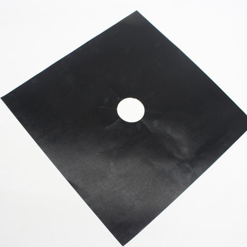 1/4/6 sztuk wielokrotnego użytku folia ochronna na kuchenkę gazową palniki gazowe pokrywa liniowiec gąbka robić czyszczenia Podkładka ochrona przeciwpożarowa narzędzia kuchenne 2019: czarny 1szt