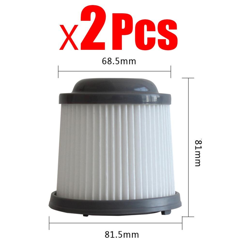 Vf90 hepa filter til black &decker pvf 110 phv 1210 phv 1210p phv 1210b phv 1210l-a9 pd1820lf pd1820lg phv 1810 pd1420l del # 90552433: 2 stk