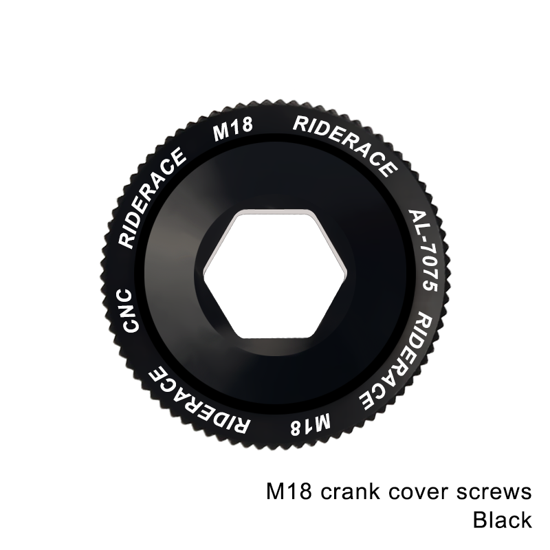 Boulon de fixation de bras de manivelle de vélo, écrou de pédalier en alliage d'aluminium, couvercle de manivelle de vélo vtt, bouchon à vis M18 M20 boulon pour capuchon de boulon de manivelle Shimano: YELLOW