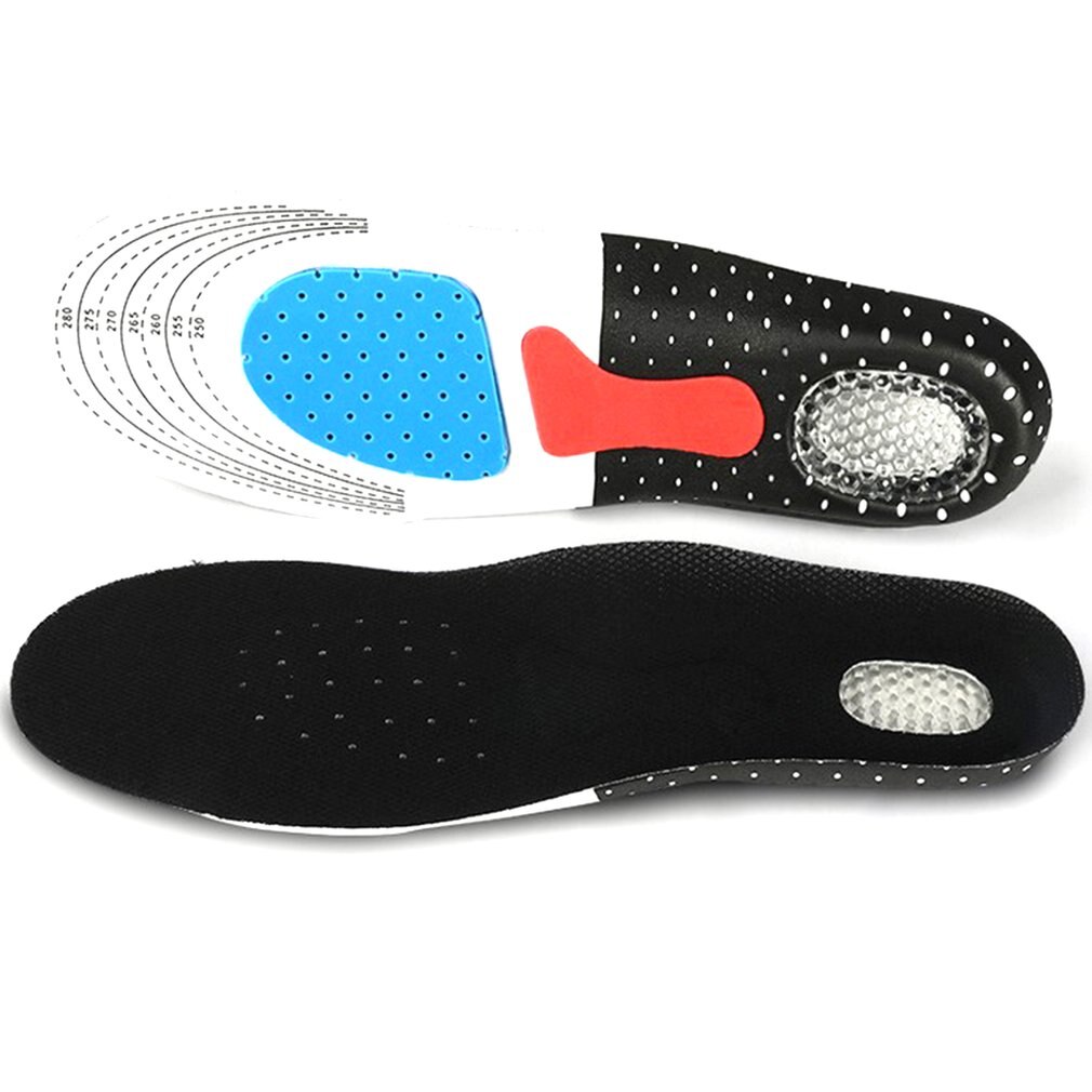 Unisex Orthotic Arch Support Sport Shoe Pad Sport Running Gel Insoles Antibacterial Foot Care Pain Relief Cushions Pad Insoles