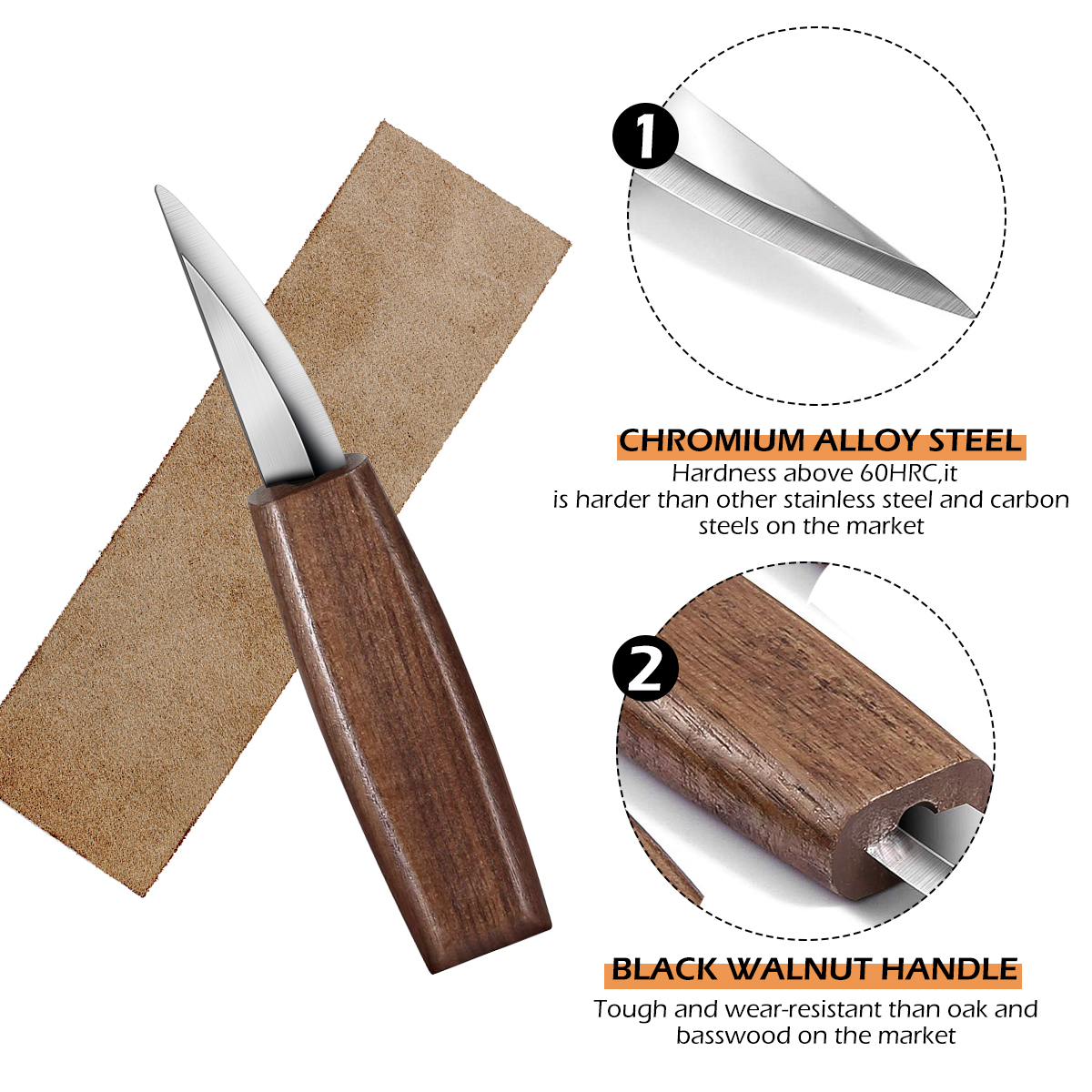 Diy Hand Houtsnijwerk Beitel Carving Mes Houtsnede Gereedschap Houtsnijwerk Cutter Messen Peeling Houtbewerking Lepel Handgereedschap Werknemer