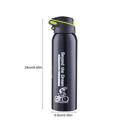 500ml bouteilles d'eau pour vélo, vtt, vélo, équitation, tasse isotherme en acier inoxydable, tasse thermos, tasse de maintien au chaud, bouilloire de sport