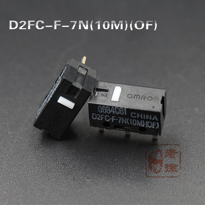 Mouse Micro Switch D2FC-F-7N(10M)(OF) button suitable for OMRON 20M 50M Steelseries Sensei310 Logitech G102 GPRO G302 mouse 2pcs