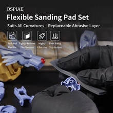 Dspiae Fs Flexibele Schuren Pad Set Professionele Schuren Apparatuur Voor Modeler