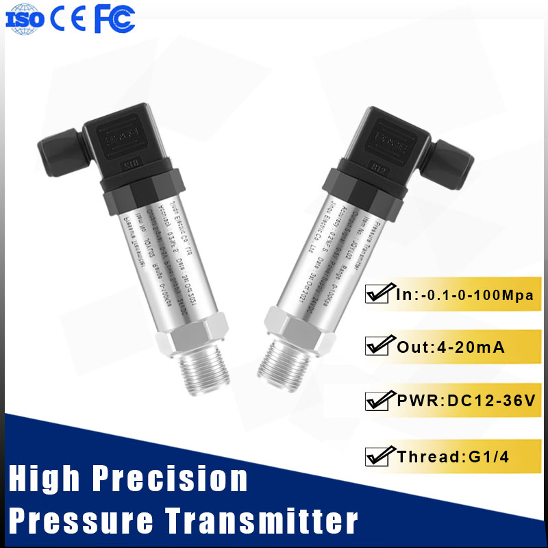 4-20mA Output Pressure Transmitter Water Pressure Oil Pressure Air Pressure Water Pressure Sensor With 1M Cable